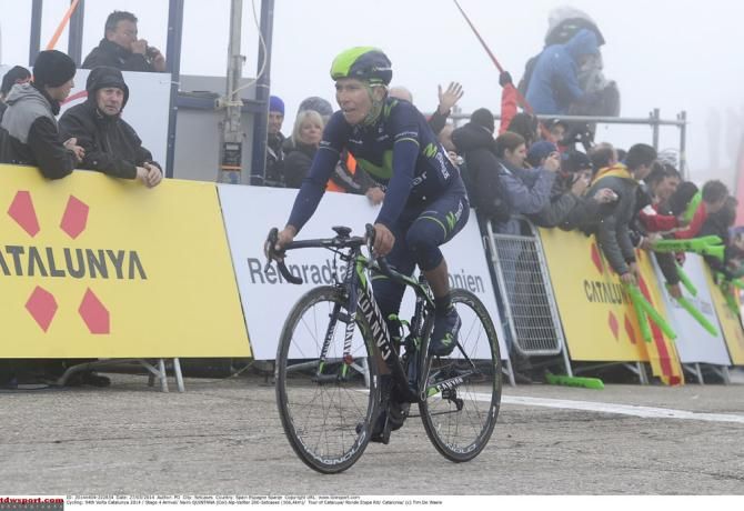 Nairo Quintana (Movistar) finished fifth on the day, five seconds down on stage winner Tejay van Garderen