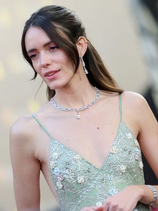 Stacy Martin on the BAFTA 2025 red carpet