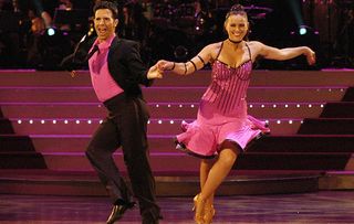 Strictly Come Dancing winners Jill Halfpenny dancing at Blackpool