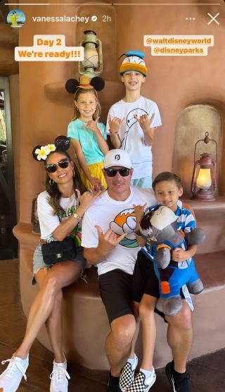 Vanessa and Nick Lachey and their kids go all out with gear for their Disney World trip