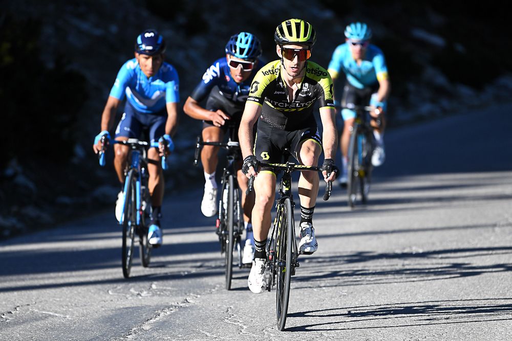 Adam Yates, Egan Arley Bernal and Nairo Quintana