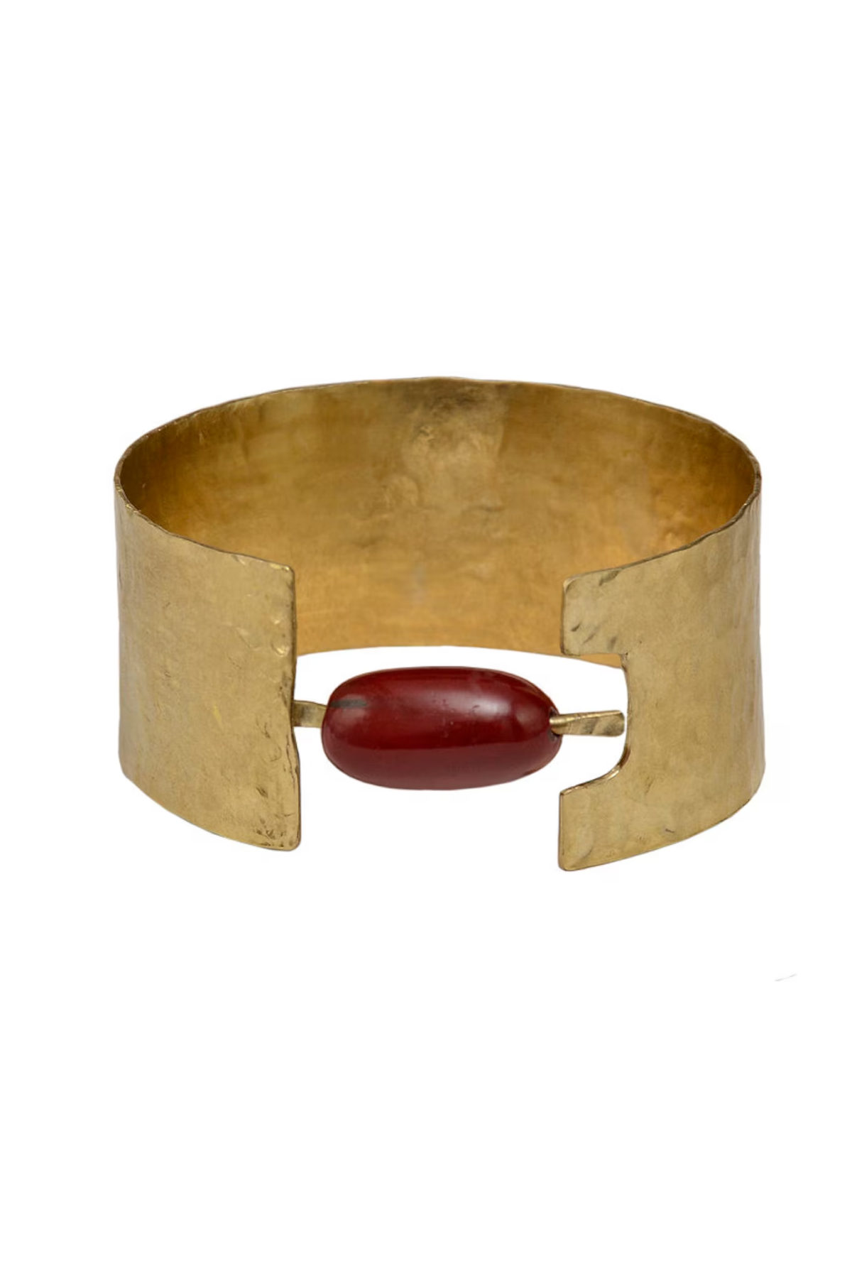 ColorLatinoJewelry, Gold Beaded Wide Arm Cuff Bracelet