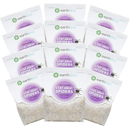 Stay Away Spiders Deterrent Pouches - Indoor Spider Deterrent for Attic, Crawl Space, Window Sill &amp;amp; More - With Plant-Based Ingredients &amp;amp; Essential Oils - 12-Pack