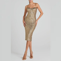 Nordstrom Nina Sequin Body-Con Cocktail Dress