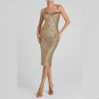 Nordstrom Nina Sequin Body-Con Cocktail Dress
