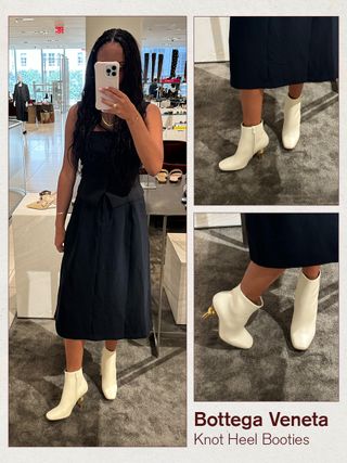 woman wearing nordstrom boots for fall