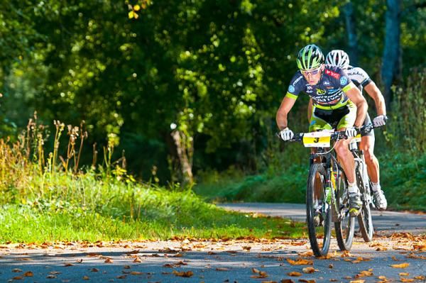 Andreas Kugler (Multivan Merida) on the attack