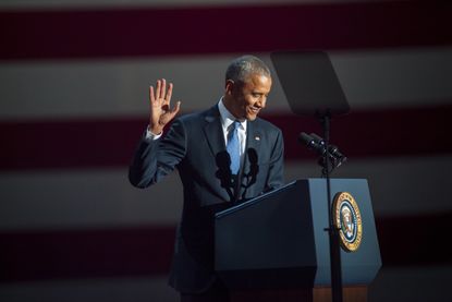 President Obama gives his farewell speech in Chicago