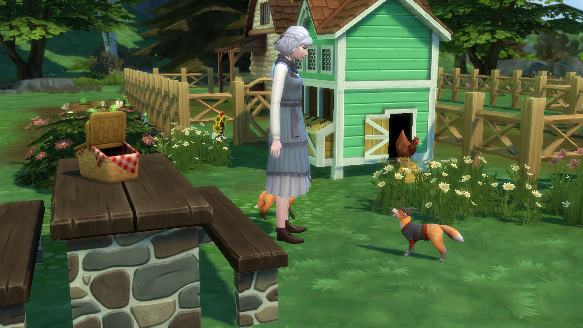 How to buy animal clothes in Sims 4 Cottage Living | GamesRadar+