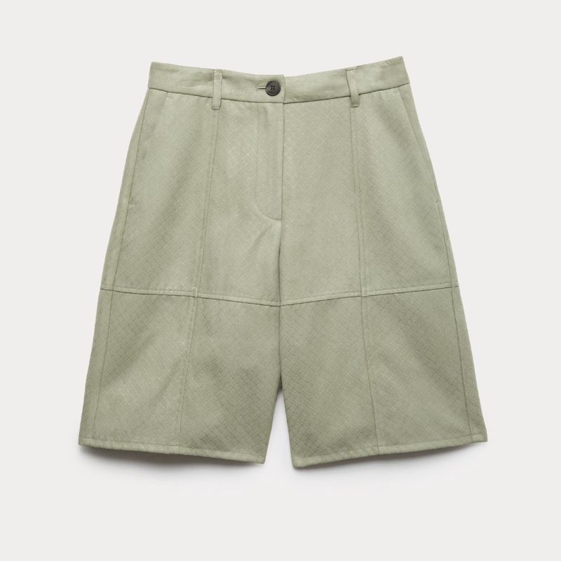M&amp;amp;S, Faux Suede Weave Effect Longline Shorts