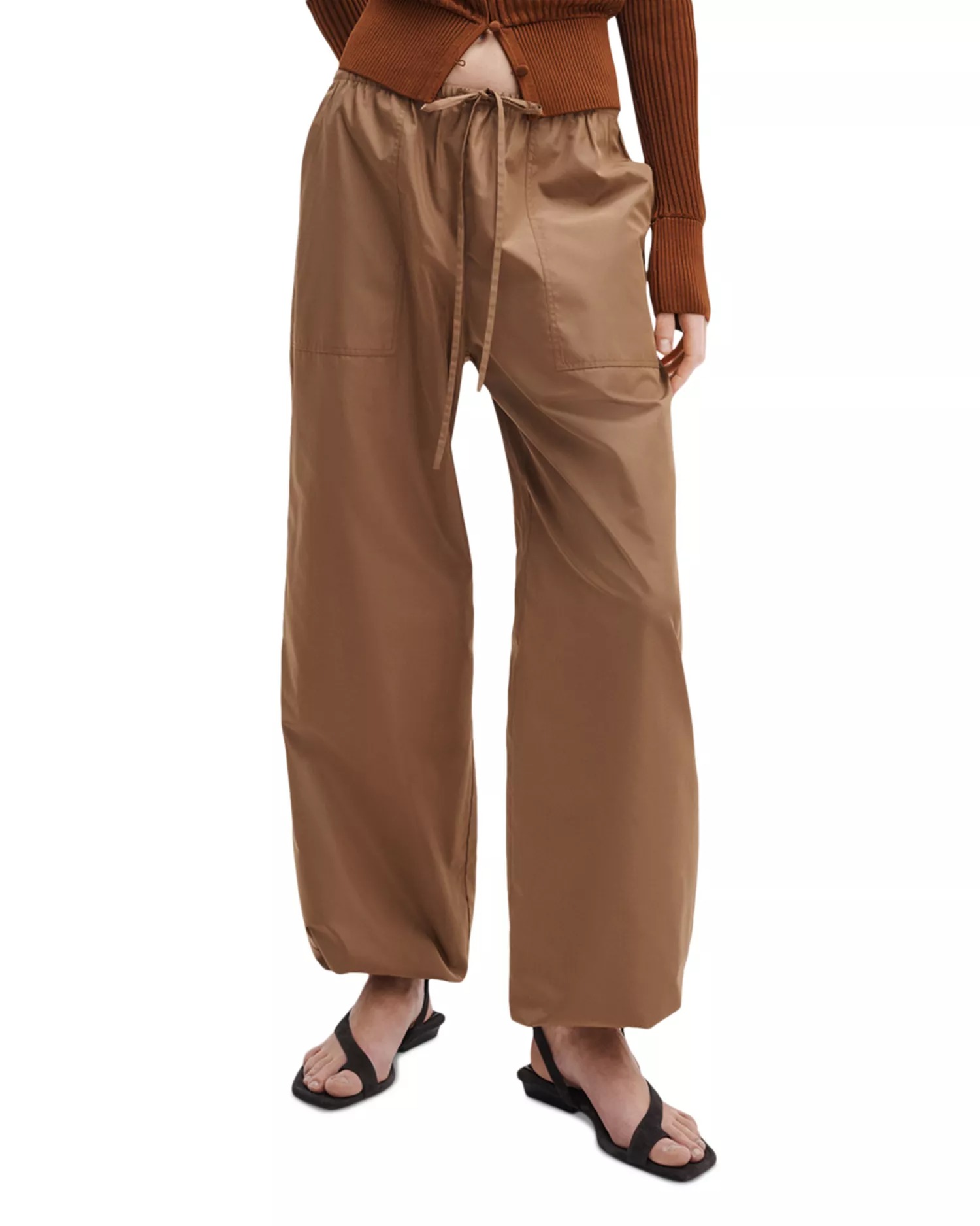 Rag &amp;amp; Bone, Claire Taffeta Tie Pants