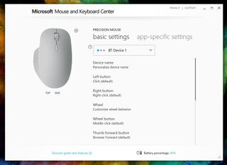 Microsoft Mouse and Keyboard center updated to support Surface Mobile Mouse