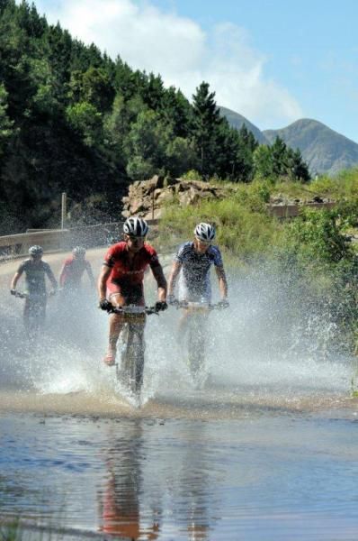 The leaders negotiate a river crossing.