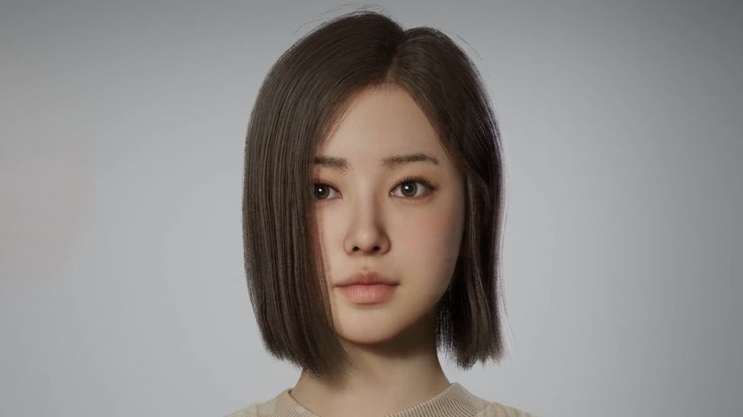 Inzoi - A character with a long bob in the character creator