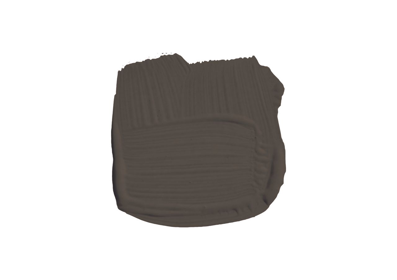 Swatch of a dark forest green paint color