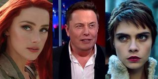 Elon Musk denies affair with Amber Heard and Cara Delevingne