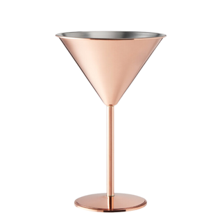 Copper Martini Glasses