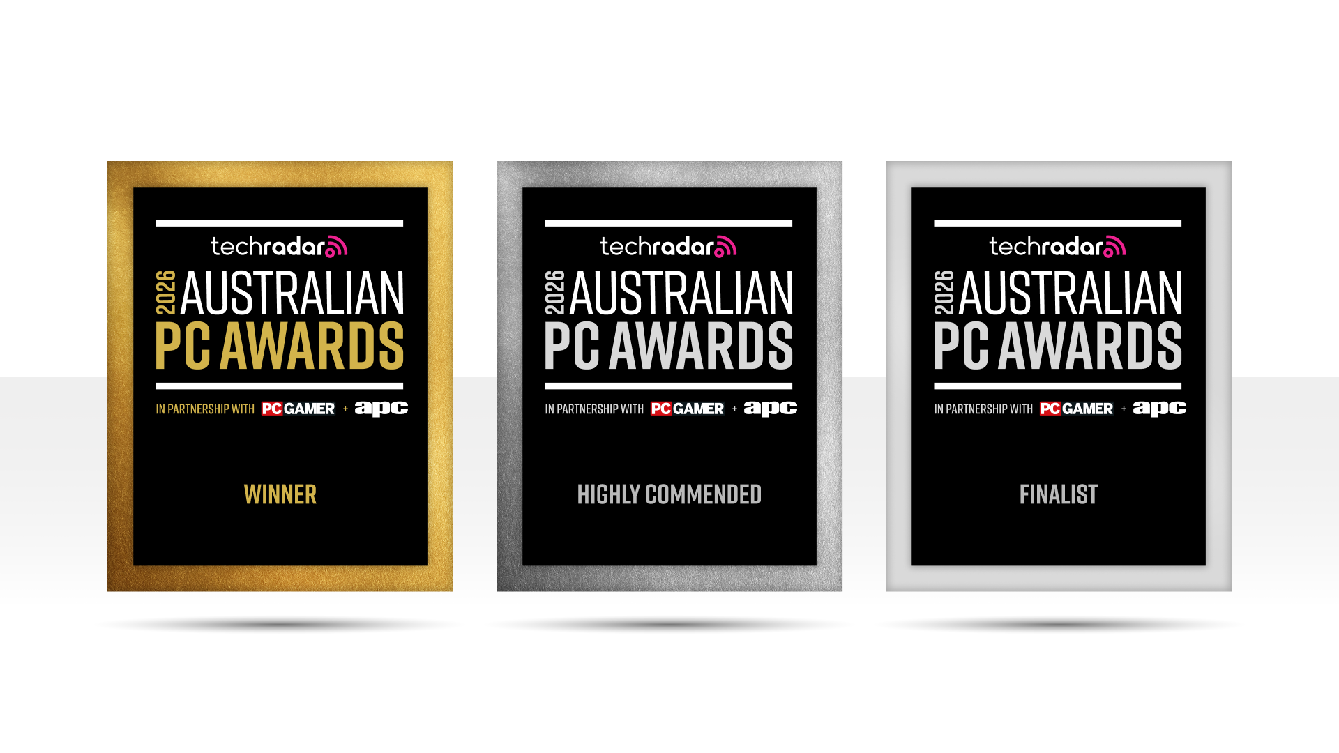Australian PC awards generic winners logos