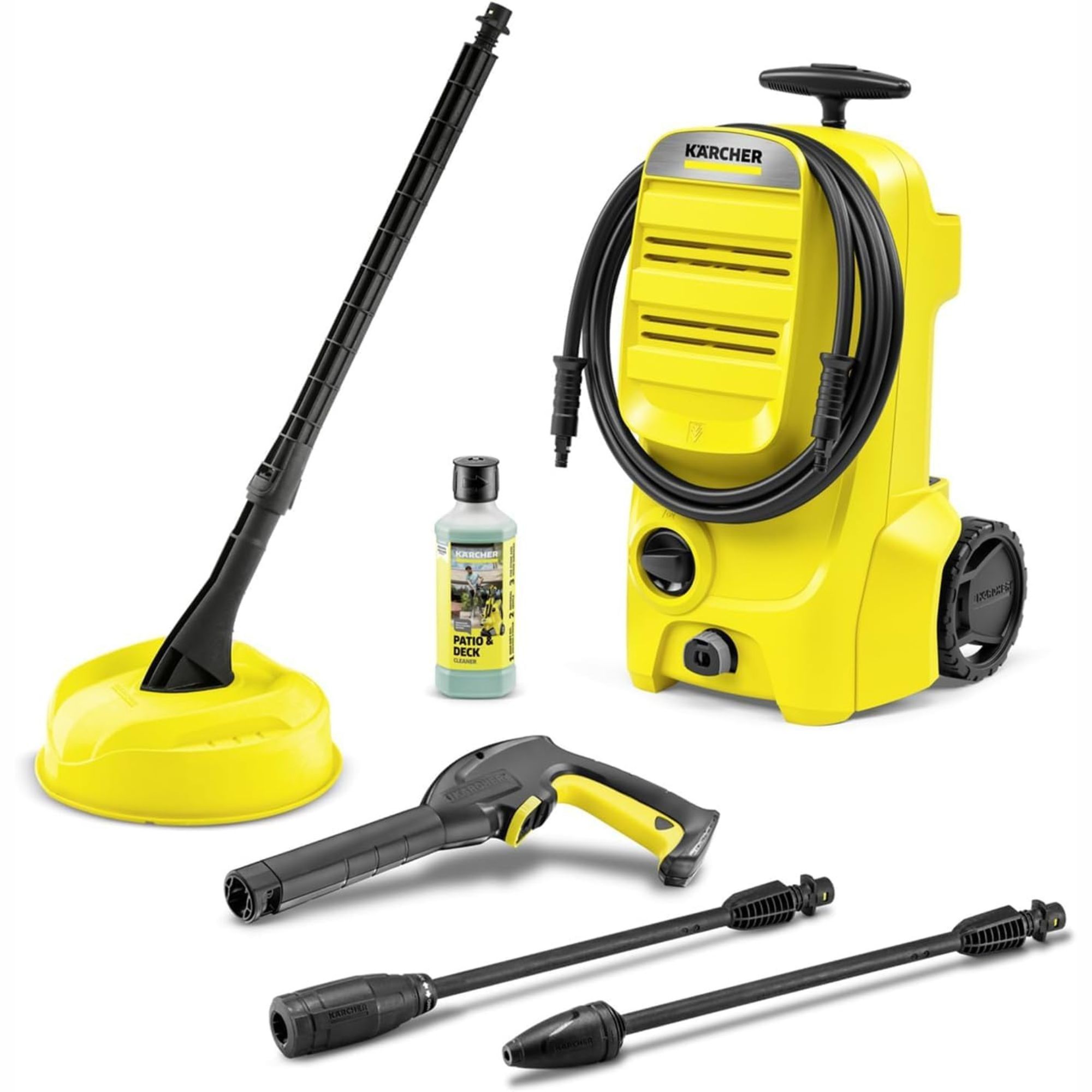 K&amp;auml;rcher K 3 Classic Home pressure washer for cars, patios and satisfying outdoor clean-ups