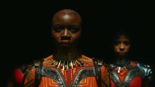 Okoye and the Dora Milaje in Black Panther: Wakanda Forever