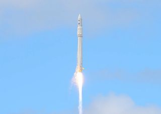 Russia's first Angara rocket, a next-generation launch vehicle, streaks toward space carrying a dummy payload during its debut test flight on July 9, 2014 launched from the Plesetsk Cosmosdrome in northern Russia. 
