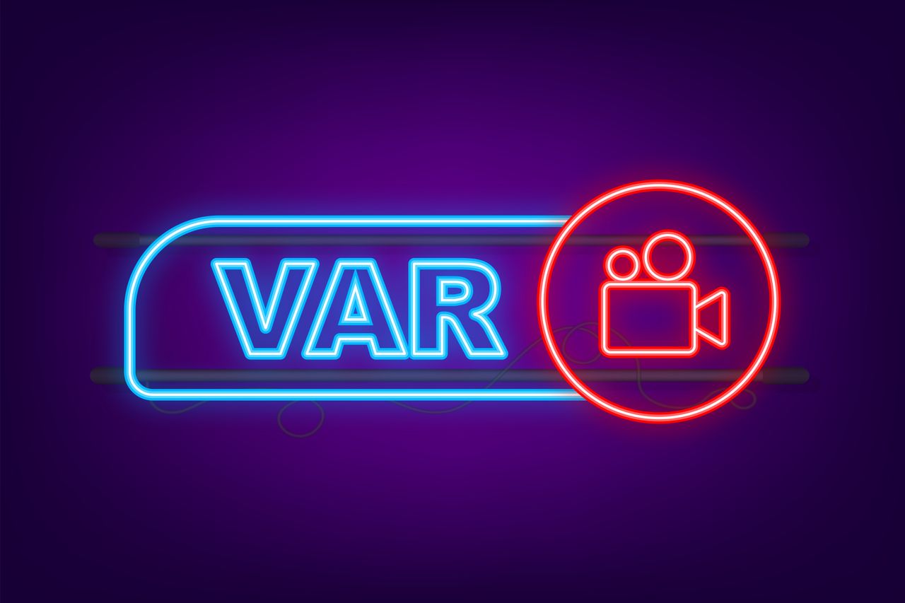 VAR neon sign image