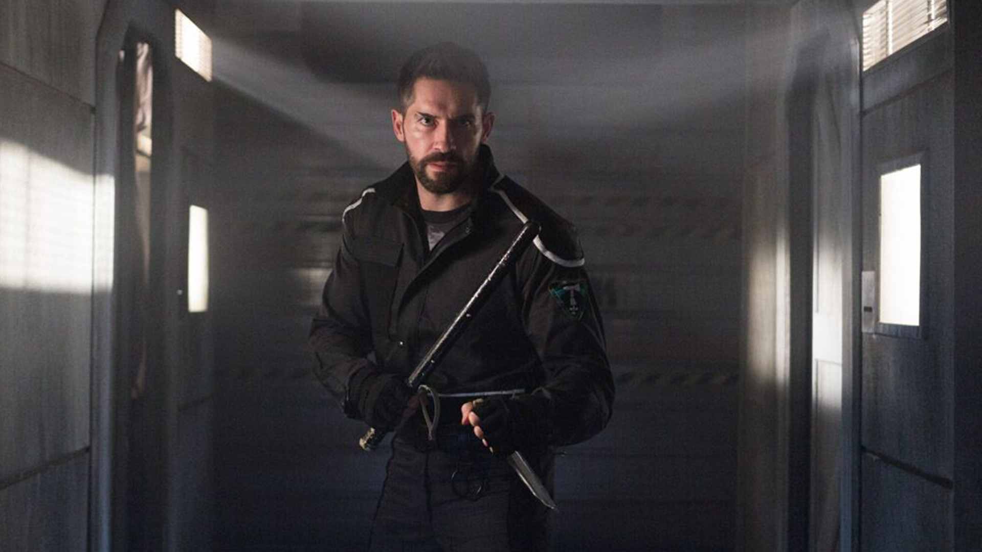 Captura de tela do filme de ficção científica de 2018 "Entrada"