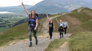 Walkers enjoy a walking challenge at the 2019 Keswick Mountain Festival 