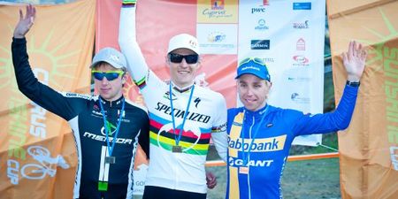 Men's podium: Ondrej Cink, Jaroslav Kulhavy, Emil Lindgren