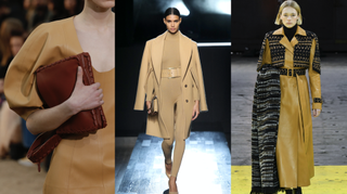 Runway images from Chloe, Michael Kors, and Gabriela Hearst