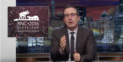 John Oliver blasted those involved in the Republican National Convention on "Last Week Tonight."
