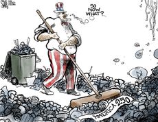 Political cartoon