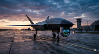 Remotely operated interceptor drones 