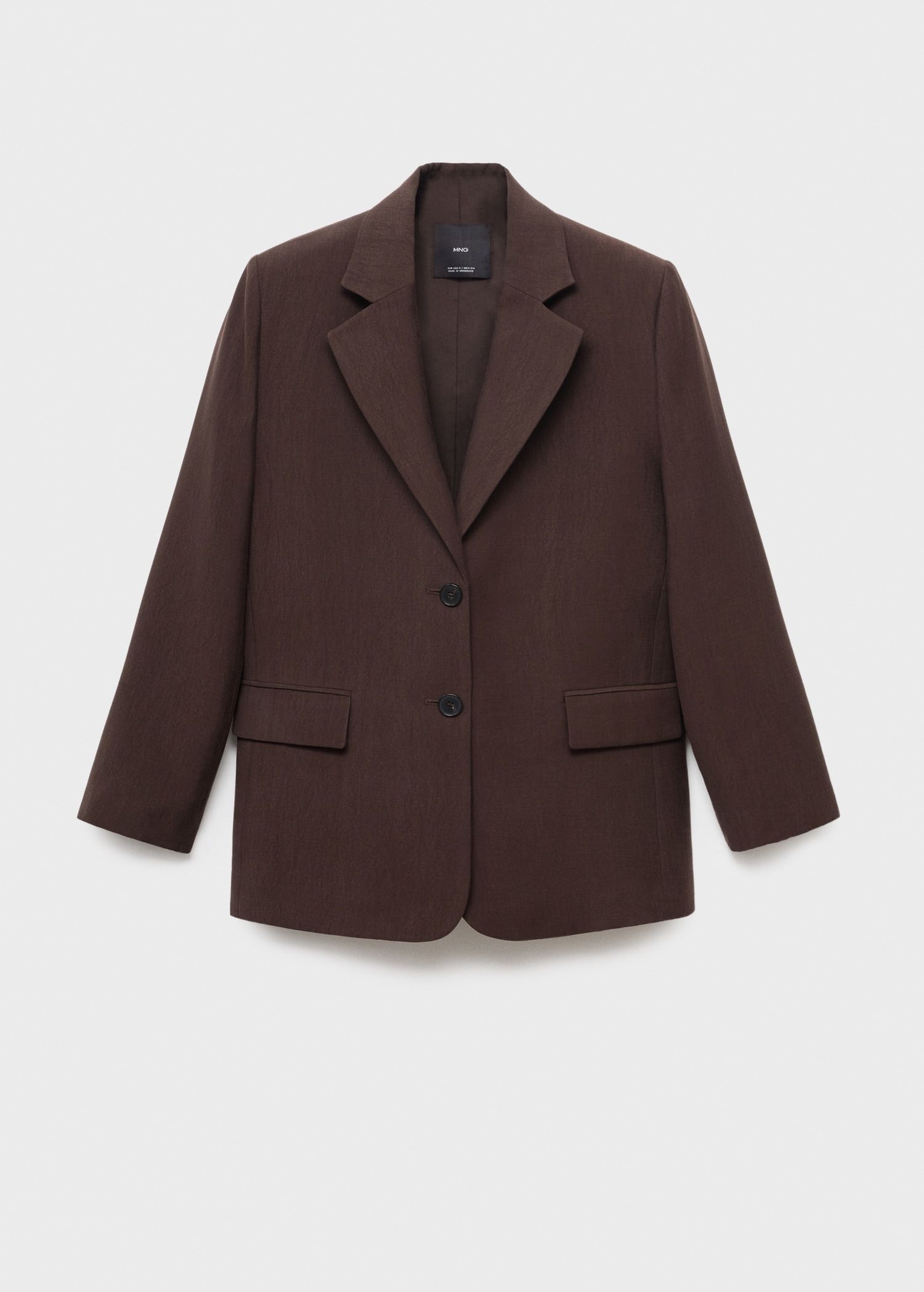 Lyocell Suit Jacket - Women | Mango Usa
