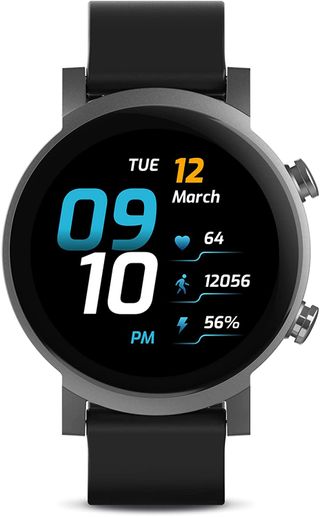 Mobvoi TicWatch E3 render showing its watch face