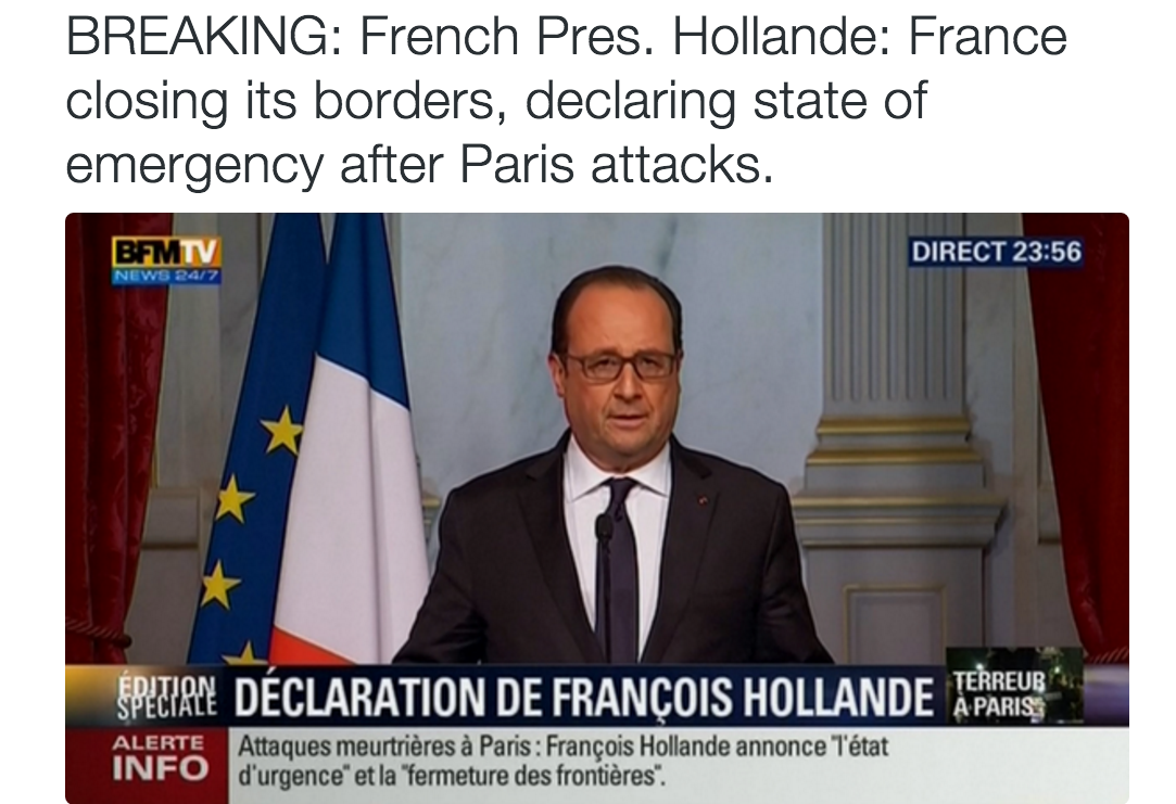 President Hollande.