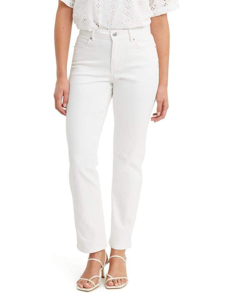 Levi's Womens Classic Straight (also Available in Plus) Jeans, Simply White, 28 Regular Us