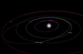 Asteroid 2012 QG12 at the closest approach