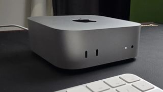 An Apple Mac mini M4 on a desk