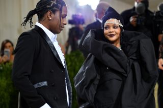 Rihanna pregnant - NEW YORK, NEW YORK - SEPTEMBER 13: ASAP Rocky and Rihanna attend The 2021 Met Gala Celebrating In America: A Lexicon Of Fashion at Metropolitan Museum of Art on September 13, 2021 in New York City. (Photo by Jeff Kravitz/FilmMagic)
