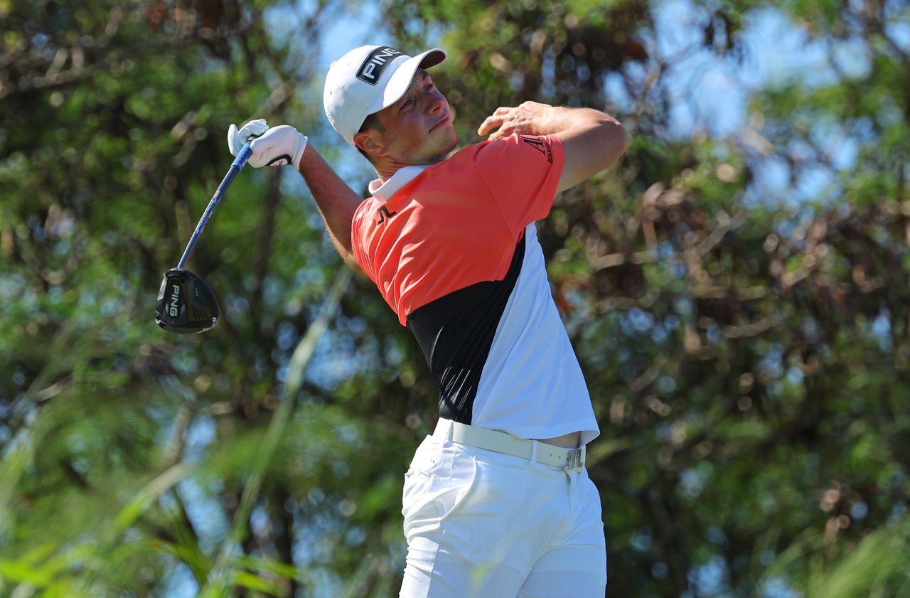 Viktor Hovland struggled in his third round at The Sentry 