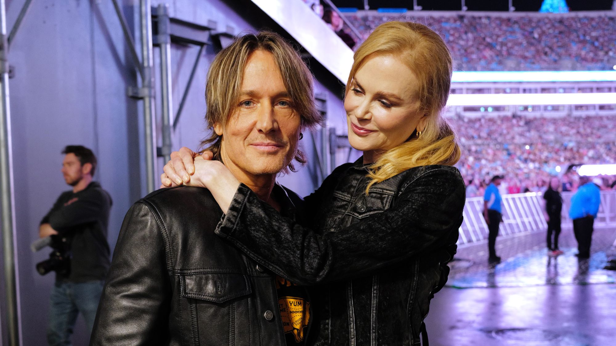 Keith Urban and Nicole Kidman attend a Carolina Benefit Concert