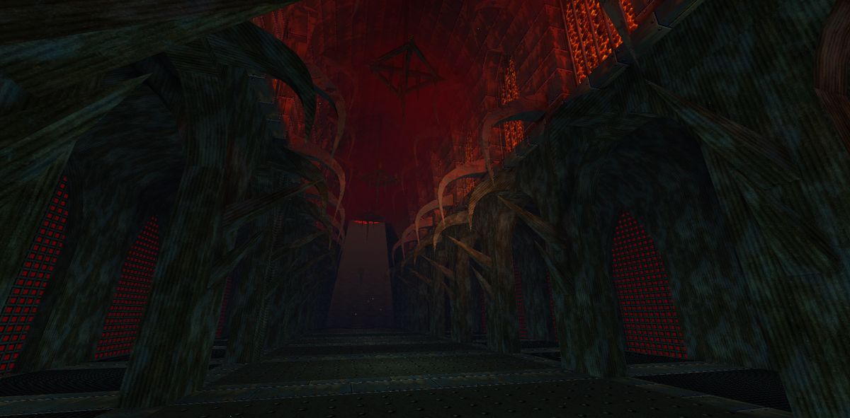 Dusk screenshot showing off newer, high-poly HD models