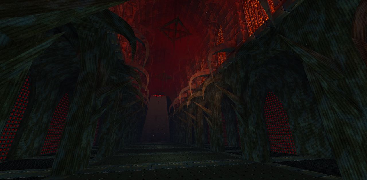 Dusk screenshot showing off newer, high-poly HD models
