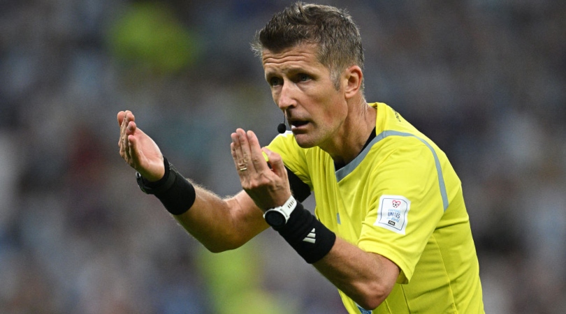 Who is the referee for Argentina v Croatia at World Cup 2022