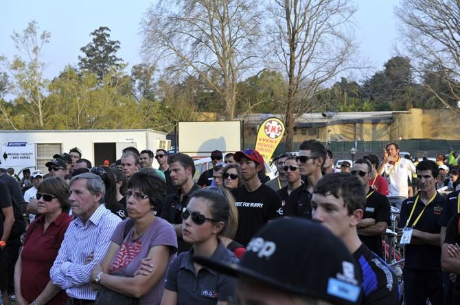 The international cycling community came together to remember and honour Burry Stander at the 2013 UCI Mountain Bike Championships