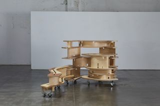 Lelukaappi shelving unit by Enric Miralles