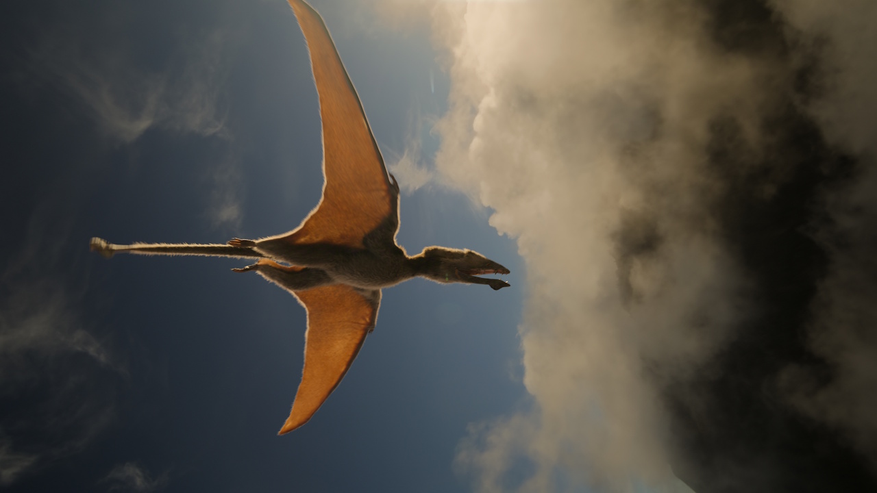 An image from The Dinosaurs, a Netflix docuseries.