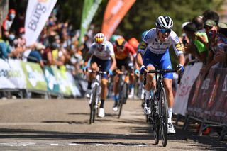 João Almeida (Deceuninck-QuickStep) finished second behind Felix Großschartner on stage 1 of the Vuelta a Burgos