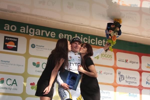 Andr&eacute; Greipel (HTC - Columbia) lost yellow but leads the points competition